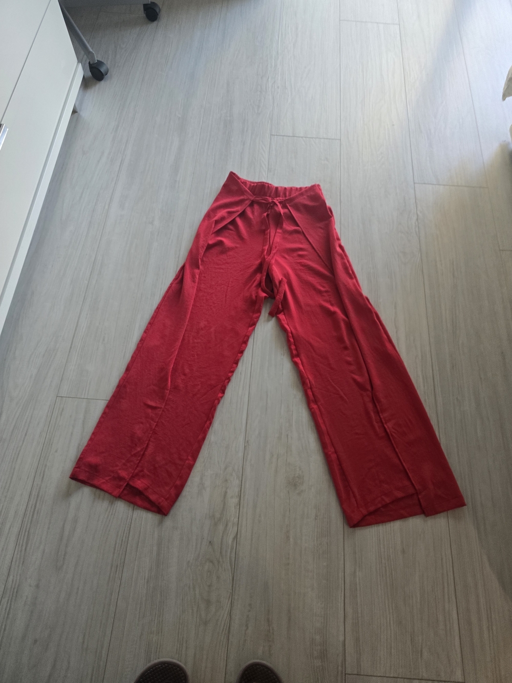 Zara Red Pareo Pants